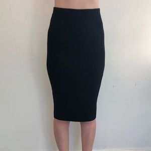 Fitted Midi Skirt